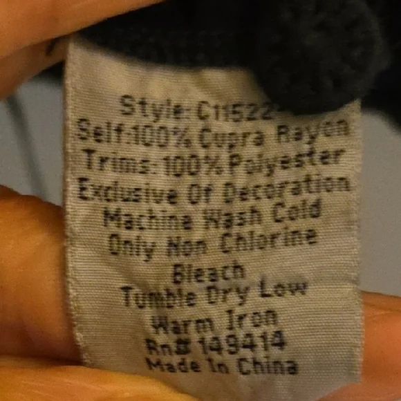 Johnny Was Black Sheer Blouse - Picture 5 of 6